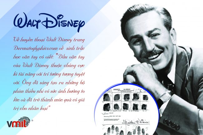 Waltd Disney Vân tay của thiên tài Waltd Disney